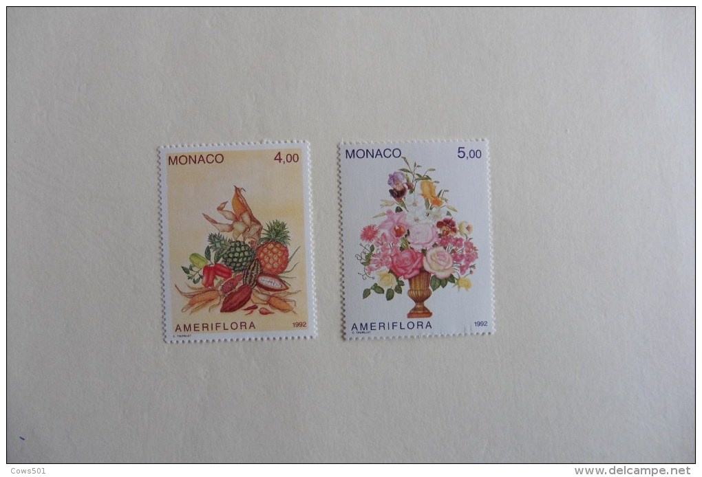 Monaco : 2  Timbres Neufs  Ameriflora - Lots & Serien