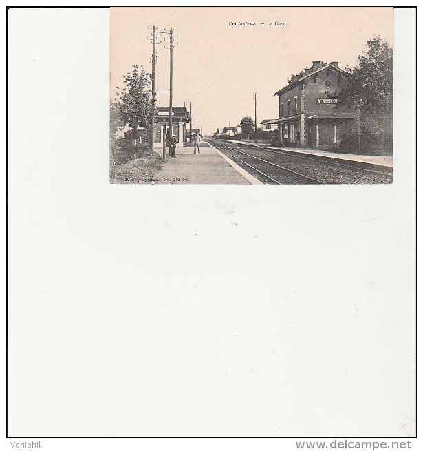 VENISSIEUX -  CARTE ANIMEE - LA GARE - - Vénissieux