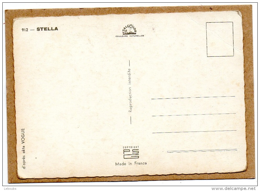 AUTOGRAPHE SUR CARTE: STELLA - Autres & Non Classés