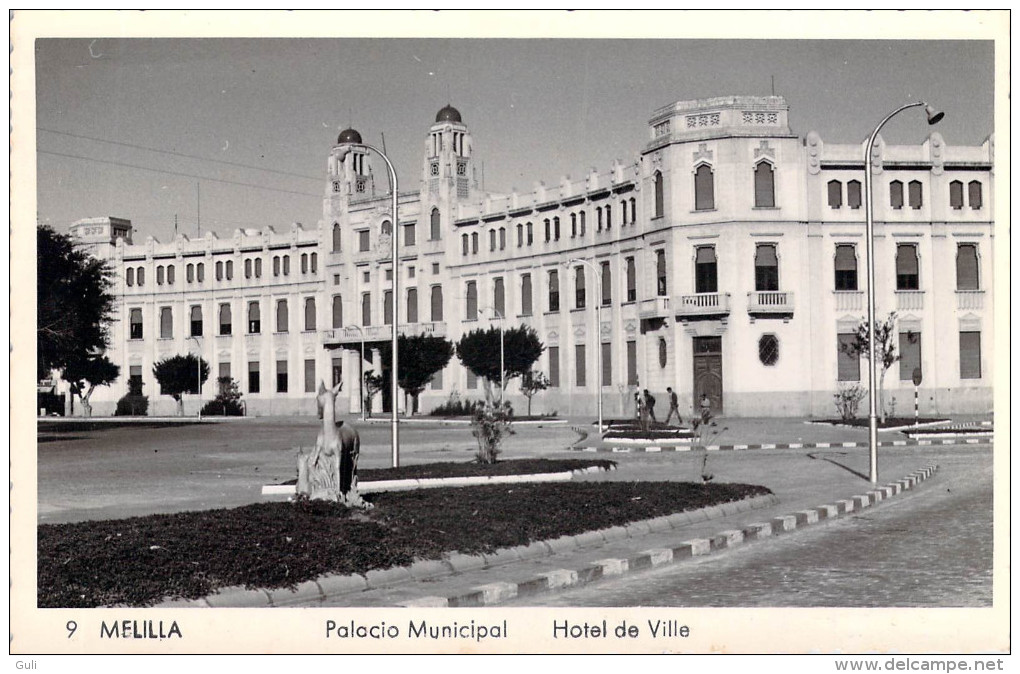 > Espagne  (Maroc)   MELILLA Palacio Municipal Hôtel De Ville (n°9) *PRIX FIXE - Melilla