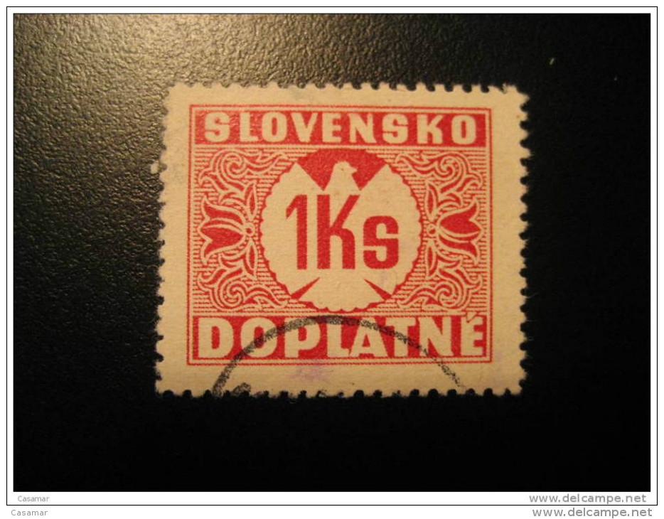 SLOVAKIA Yvert Taxe Tax Tasa 8 Slovaquie Slowakei Eslovaquia Slovensko Slovacchia - Used Stamps