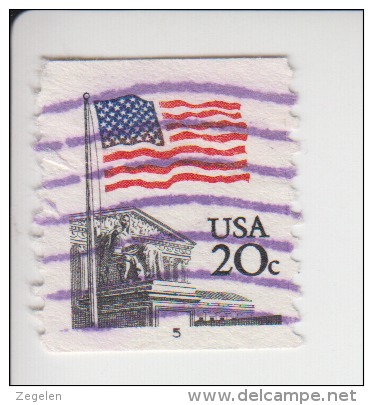 Verenigde Staten(United States) Rolzegel Met Plaatnummer Michel-nr 1522C Ya Plaat 5 - Coils (Plate Numbers)