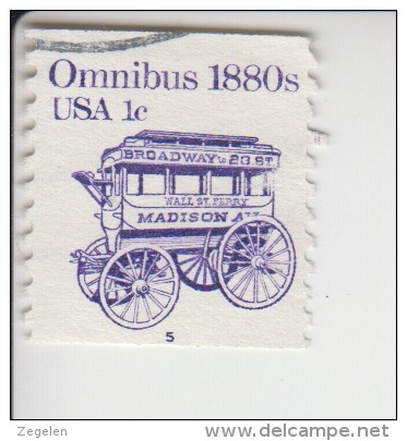 Verenigde Staten(United States) Rolzegel Met Plaatnummer Michel-nr 1649 Plaat  5 - Roulettes (Numéros De Planches)