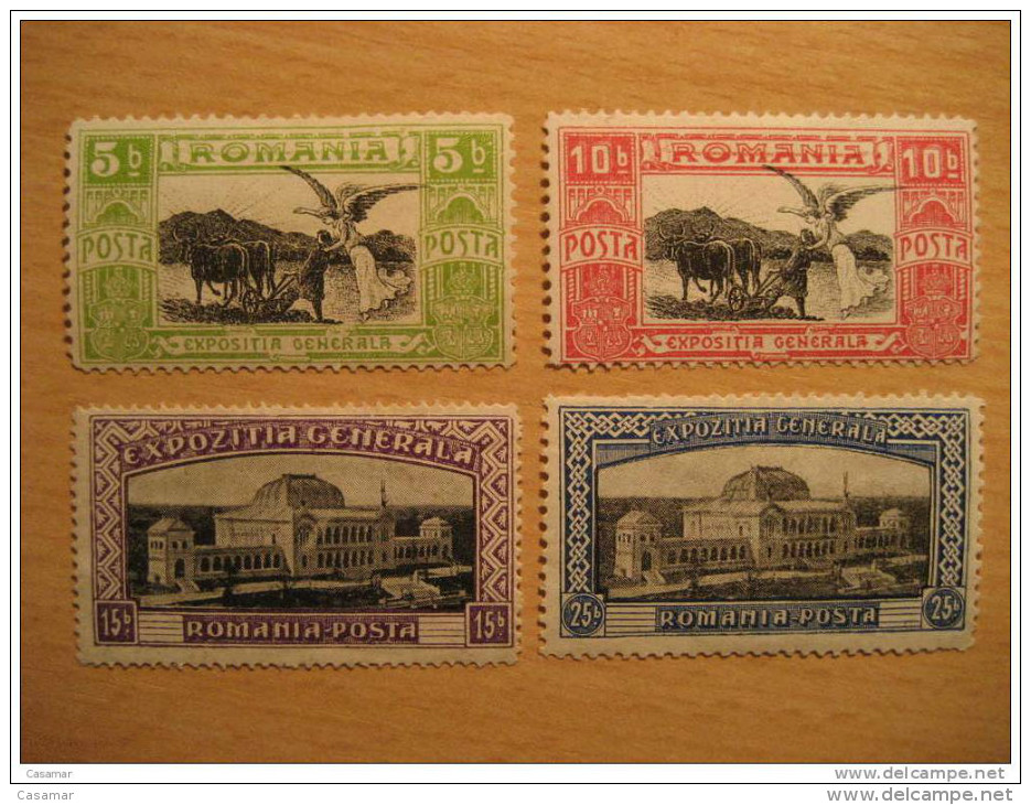 ROMANIA Yvert 192/202 * Hinged Expo Horse Soldier Uniform Agriculture 11 Stamps Set - Ungebraucht