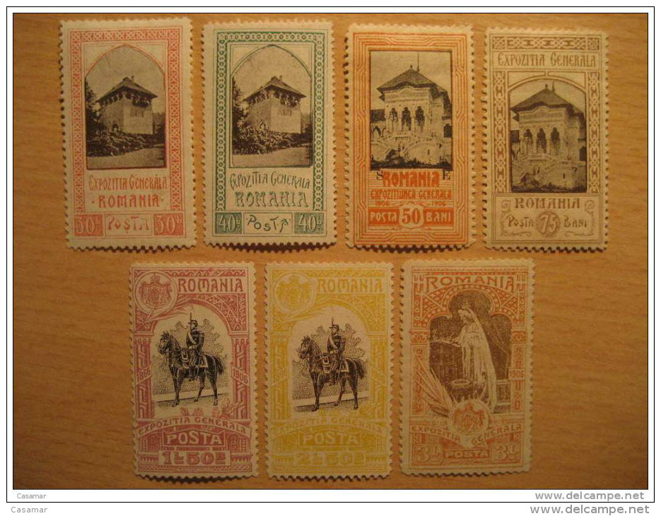 ROMANIA Yvert 192/202 * Hinged Expo Horse Soldier Uniform Agriculture 11 Stamps Set - Ungebraucht