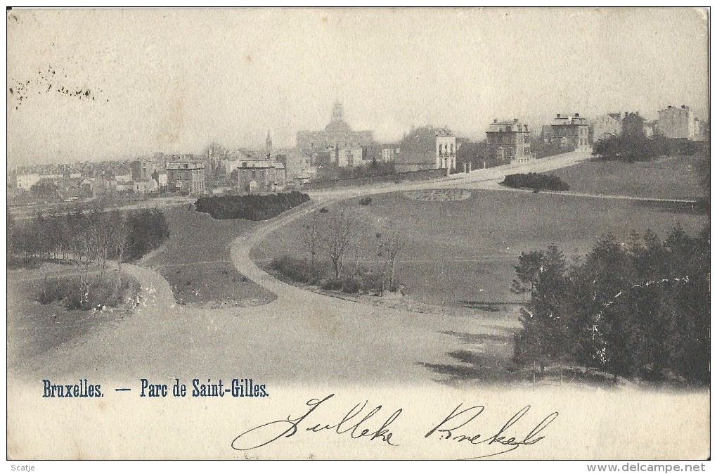 Bruxelles.   -   Parc De Saint-Gillis.   1902 - St-Gilles - St-Gillis