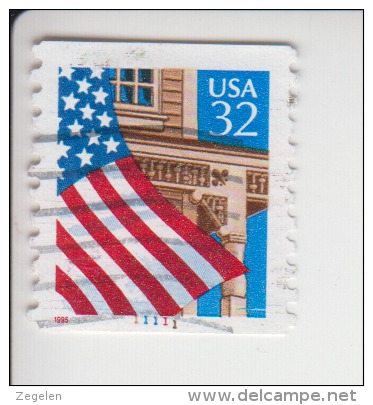 Verenigde Staten(United States) Rolzegel Met Plaatnummer Michel-nr 2563 II C Z Plaat  11111 - Rollenmarken (Plattennummern)