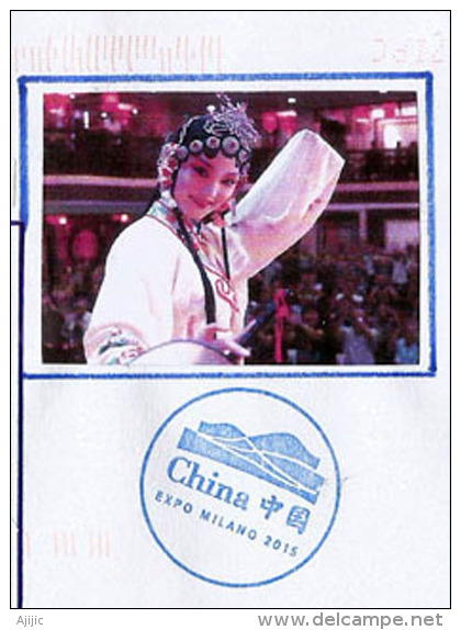 CHINA. UNIVERSAL EXPO MILANO 2015. (Chinese Dance), Letter  From The Pavilion Of China, With The Official EXPO Stamp - 2015 – Milán (Italia)