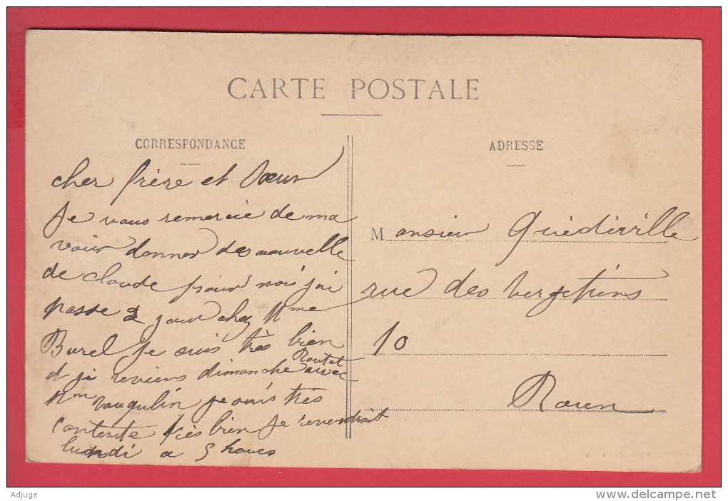 CPA 27 * ROUTOT * 1910 * Place De La Mairie *Cliché Douthwaite*  TBE =>Scann Recto/verso  ****** - Routot