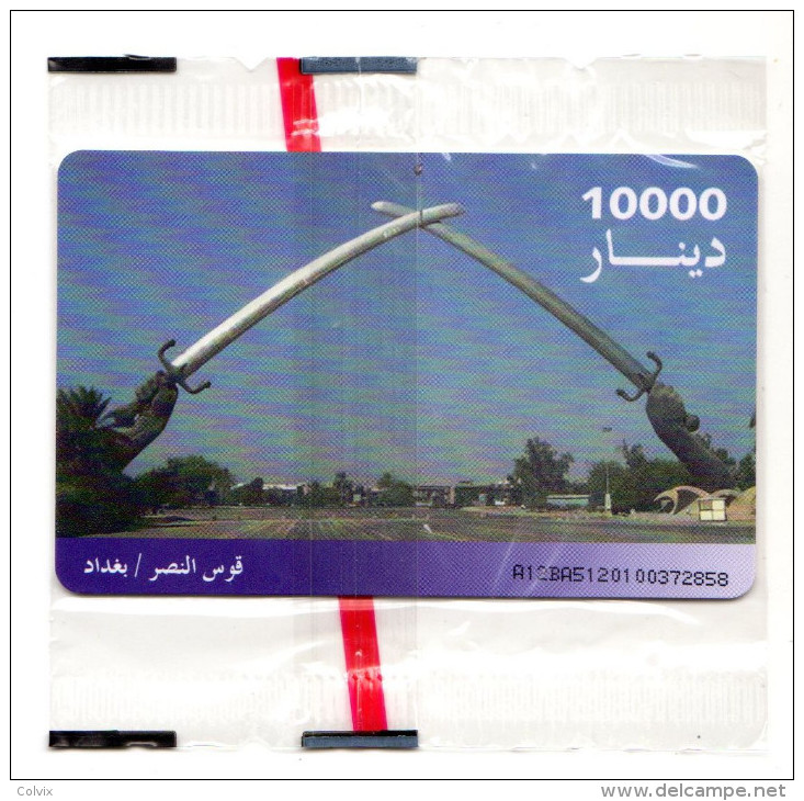 IRAQ REF MVcards IRQ-6  10000U BLISTER MINT - Iraq