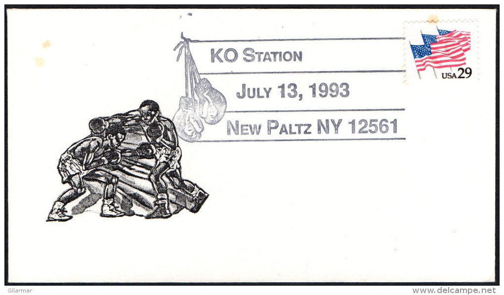 UNITED STATES NEW PALTZ 1993 - KO STATION - BOXING GLOVES - Pugilato