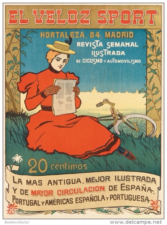 @@@ MAGNET - EL VELOZ SPORT. Circa 1900 - Publicitaires