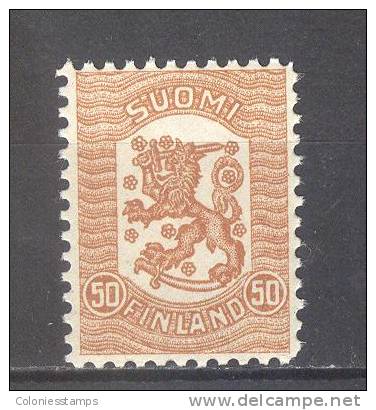 (SA0253) FINLAND, 1918 (Arms Of The Republic., 50p., Orange-brown. Vaasa (Wartime) Issue). Mi # 99. MNH** Stamp - Unused Stamps