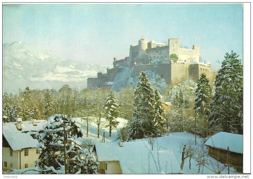 Salzburg (Salzburg, Austria) Im Winter, Panorama Invernale - Salzburg Stadt