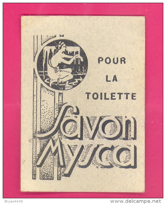 SAVON MYSCA POUR LA TOILETTE - CARTE DE PESEE - CARTE PARFUMEE - (5 X 7,5 Cm). - Ohne Zuordnung