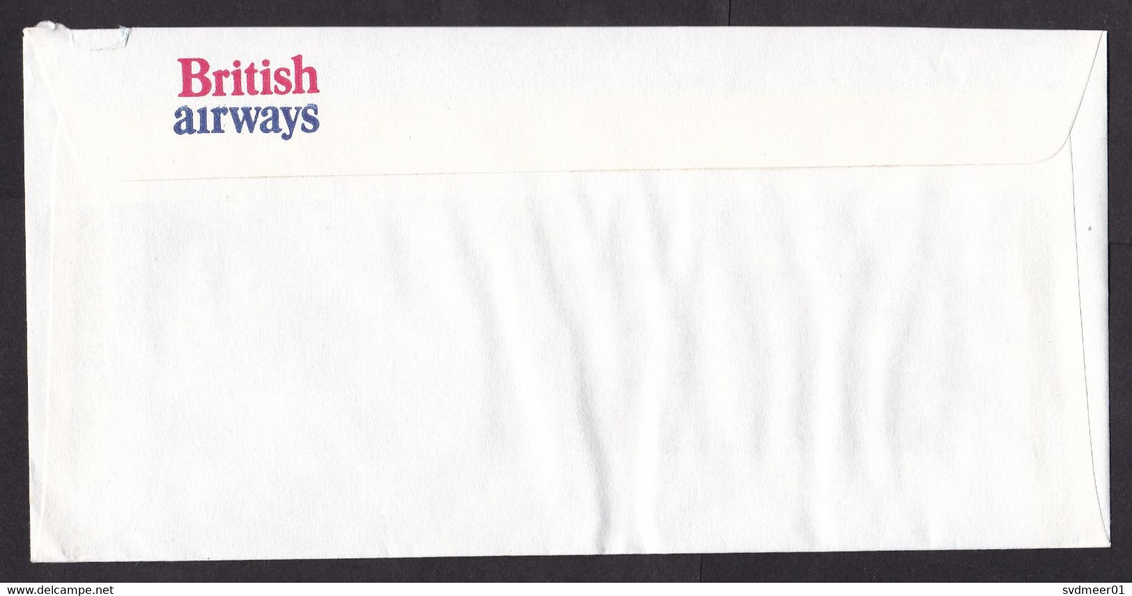 UK: Cover, 1985, Meter Cancel, Sent By British Airways (logo At Back), Airlines, Aviation (minor Damage) - Brieven En Documenten