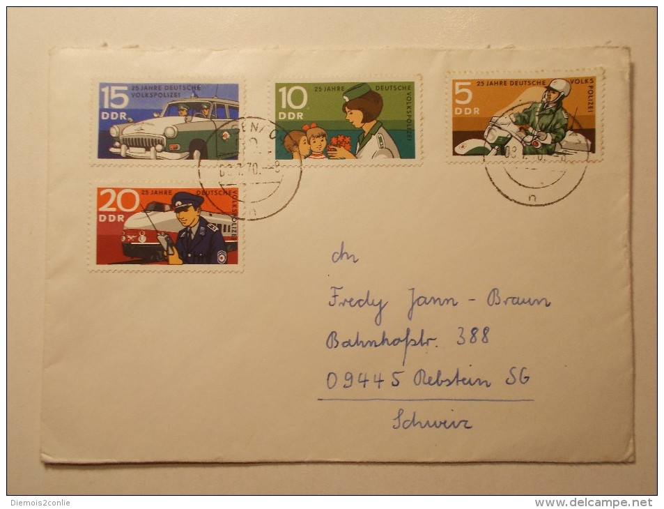 Marcophilie - ALLEMAGNE - Lettre - Timbres (16) - Other & Unclassified