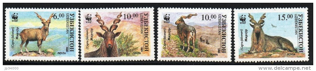 OUZBEKISTAN WWF. Yvert 61AA/AD ** Neuf Sans Charniere. MNH. - Unused Stamps