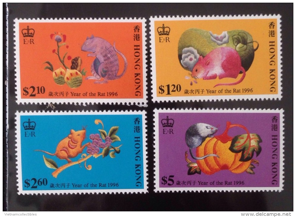 Hongkong Hong Kong China Chine MNH Stamps 1996 : New Year Of Rat / Mouse - Neufs