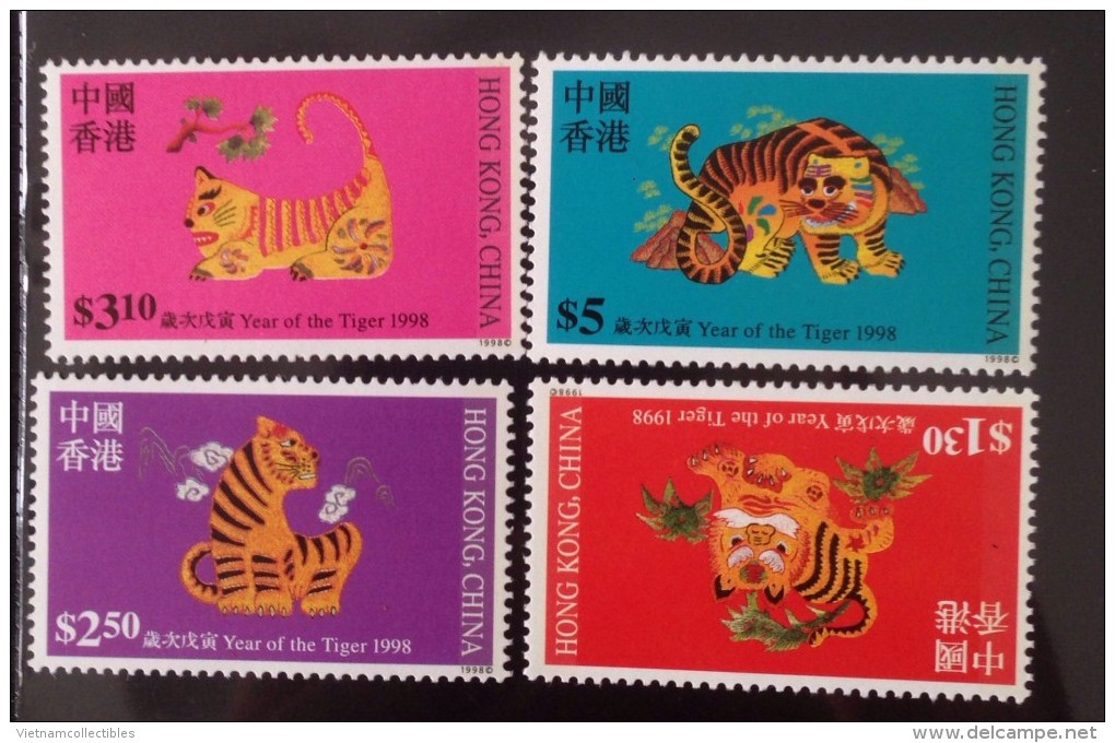 Hongkong Hong Kong China Chine MNH Stamps 1998 : New Year Of Tiger - Neufs