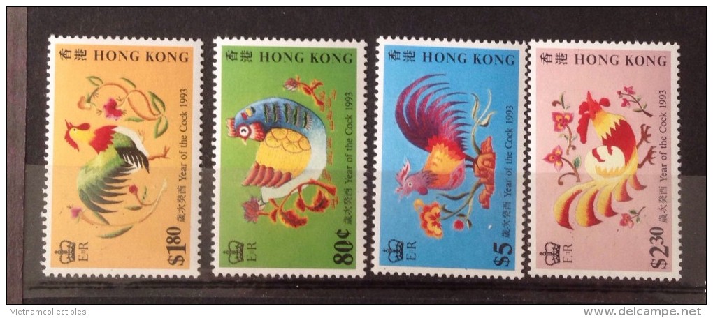 Hongkong Hong Kong China Chine MNH Stamps 1993 : New Year Of Cock - Neufs