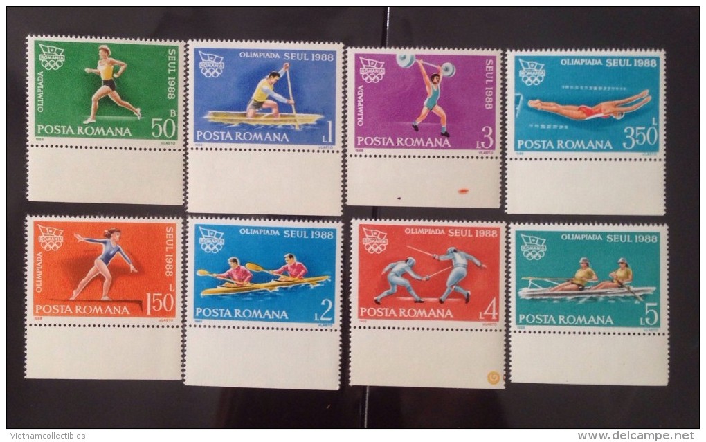 Romania MNH Stamps 1988 : Olympic - Neufs