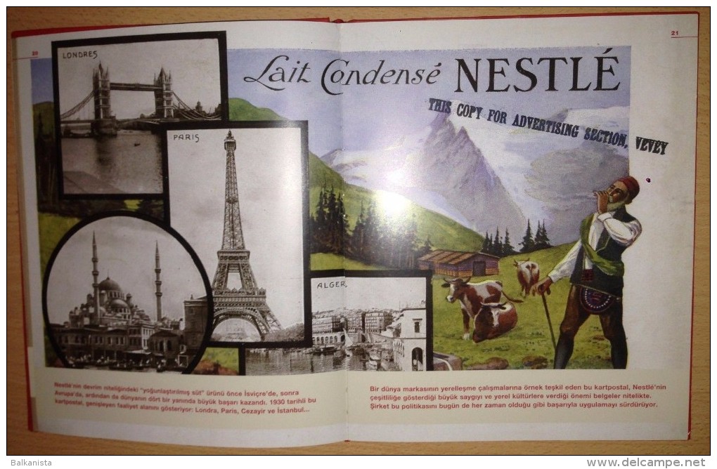 NESTLE 100th YEAR IN TURKEY ILLUSTRATED TURKISH BOOK