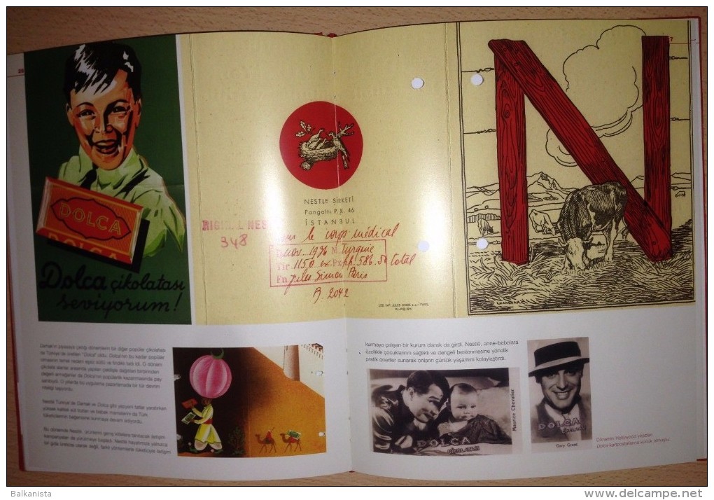 NESTLE 100th YEAR IN TURKEY ILLUSTRATED TURKISH BOOK