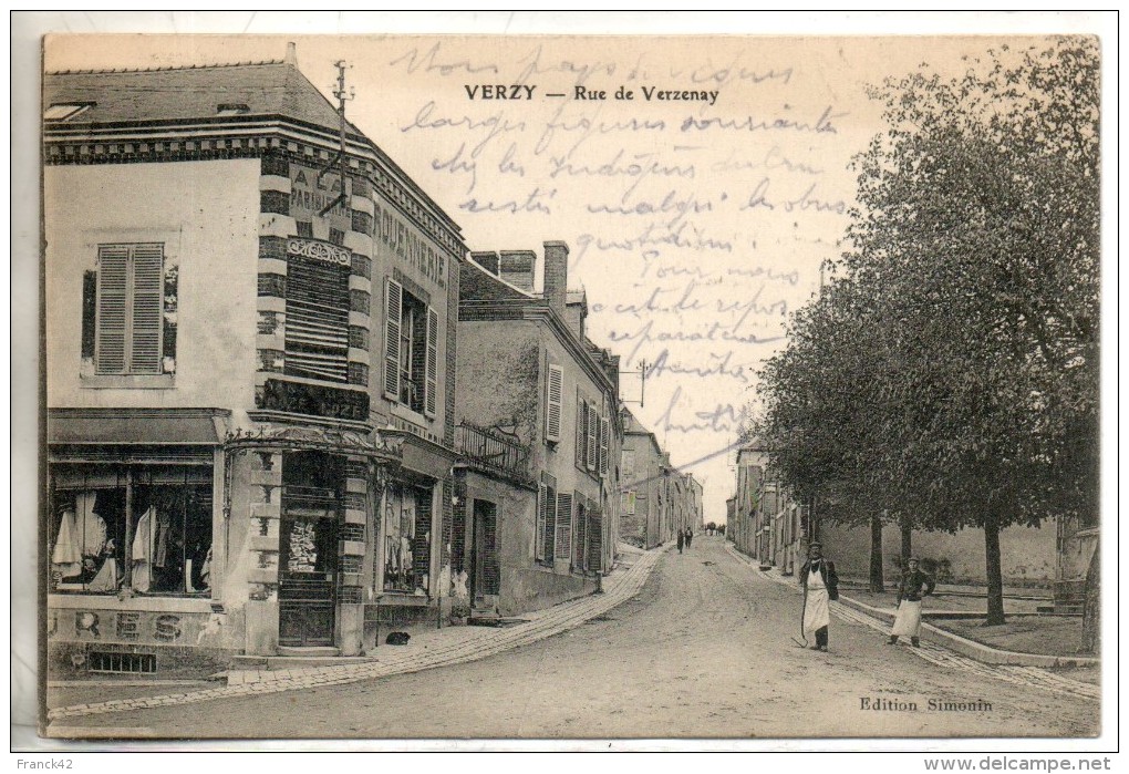 51. Verzy. Rue De Verzenay - Verzy