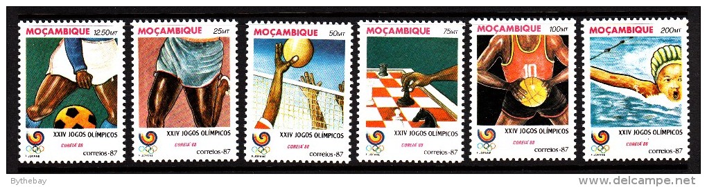 Mozambique MNH Scott #1024-#1029 Set Of 6 1988 Summer Olympics Seoul - Mozambique