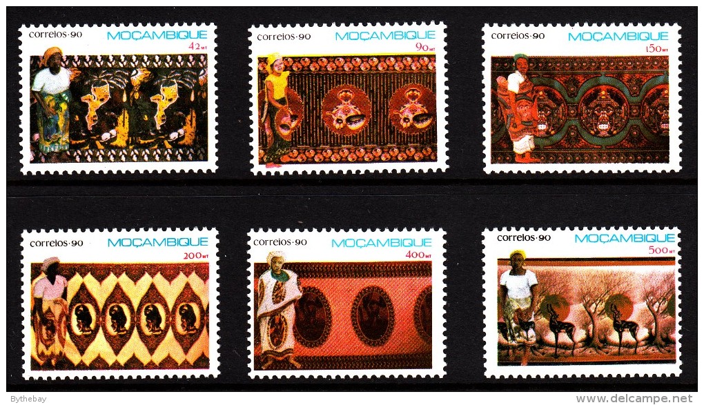 Mozambique MNH Scott #1110-#1115 Set Of 6 Textile Designs - Mozambique