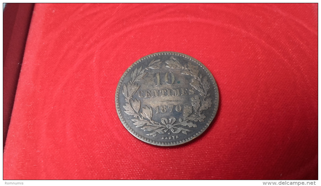 10 Centimes 1870 Luxembourg - Luxembourg