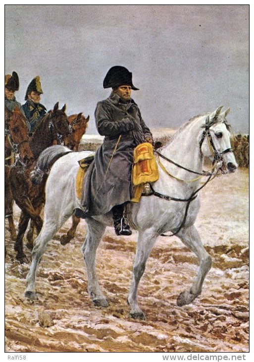 1 AK Belgien * Napoleon 1814 - Detail Des Gemäldes Von Ernest Meissonier - Peintures & Tableaux