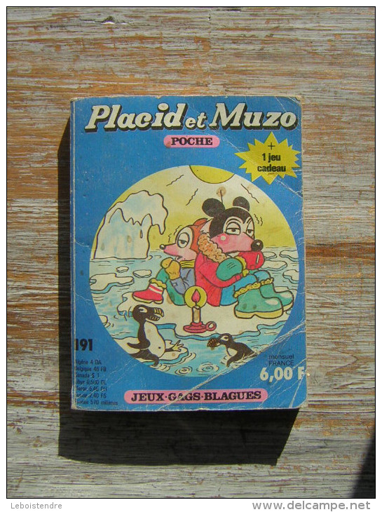PLACID ET MUZO POCHE N° 191  1984 - Pocket