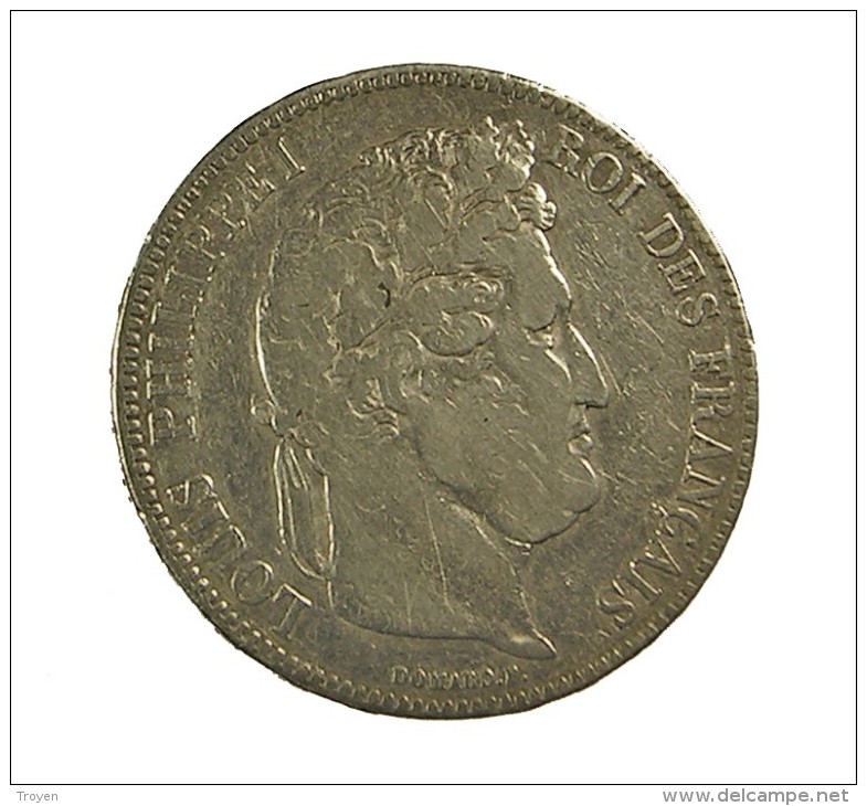 France - 5 Francs - Louis Philippe I  -  1834 H  - La Tochelle   - Argent - TB - - 5 Francs