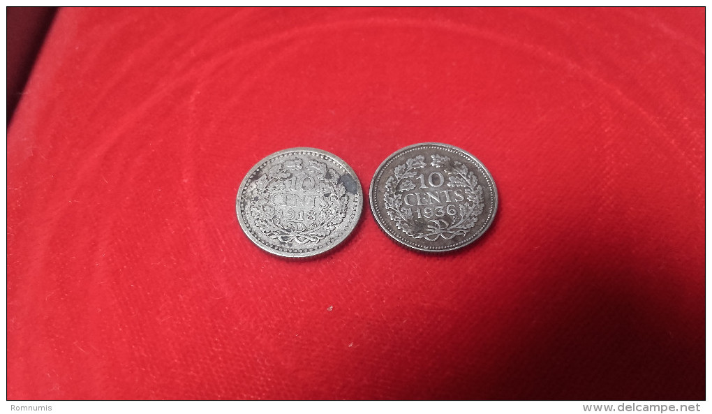 10 Cent 1918 Et 1936 - 10 Cent