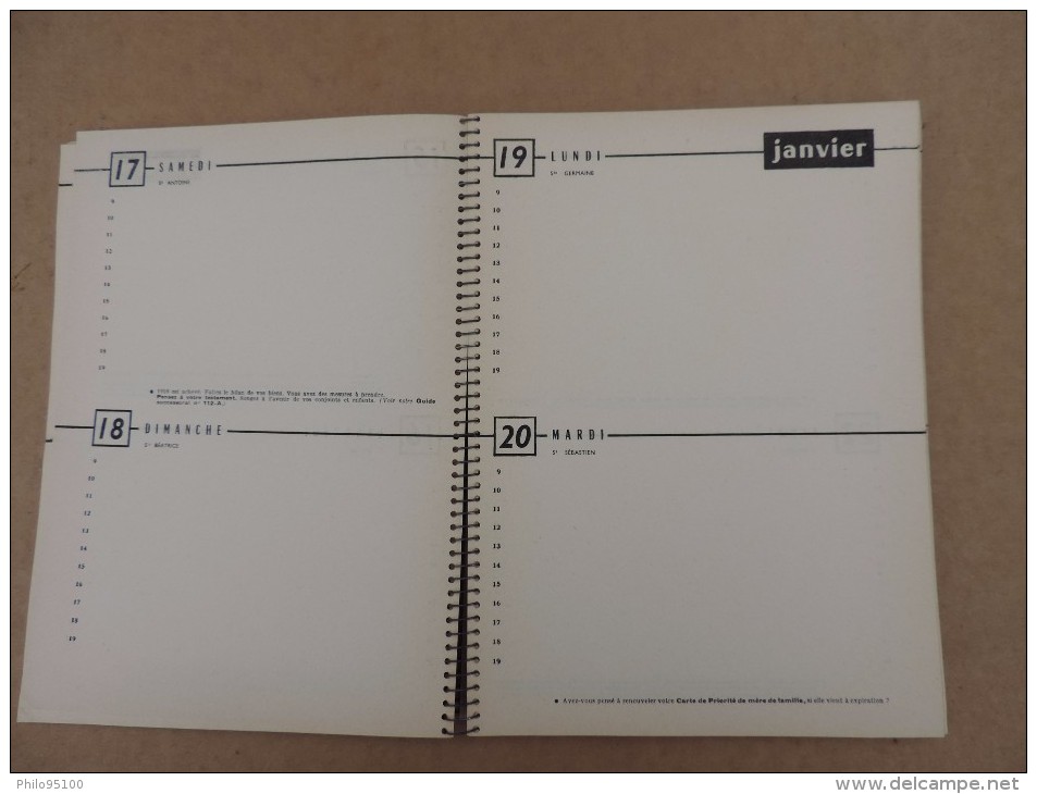 AGENDA Du PARTICULIER 1959. - Autres & Non Classés