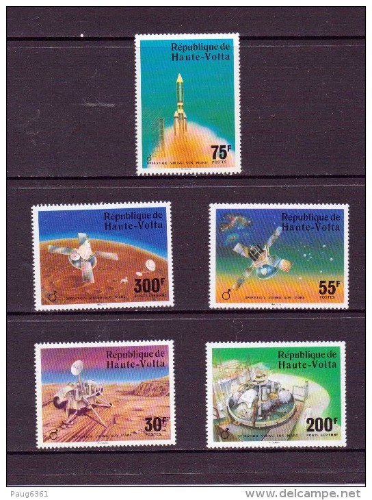 HAUTE VOLTA 1976 ESPACE YVERT N°388/90-A208/09 NEUF MNH** - Afrique