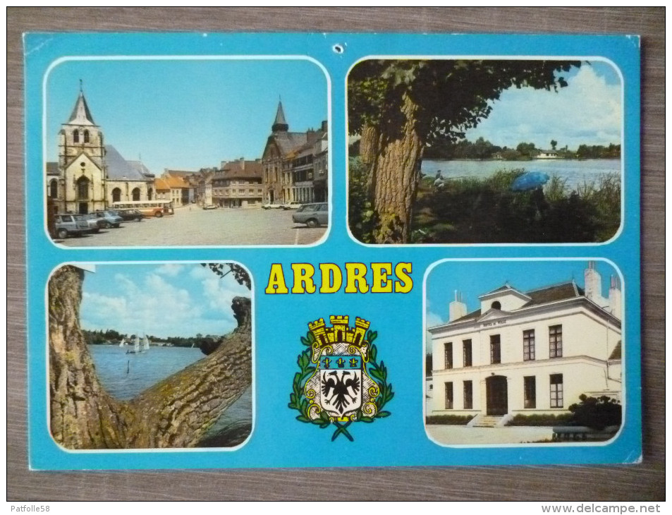 ARDRES (62). MULTIVUE ET ECUSSON . ANNEE 1978 - Ardres