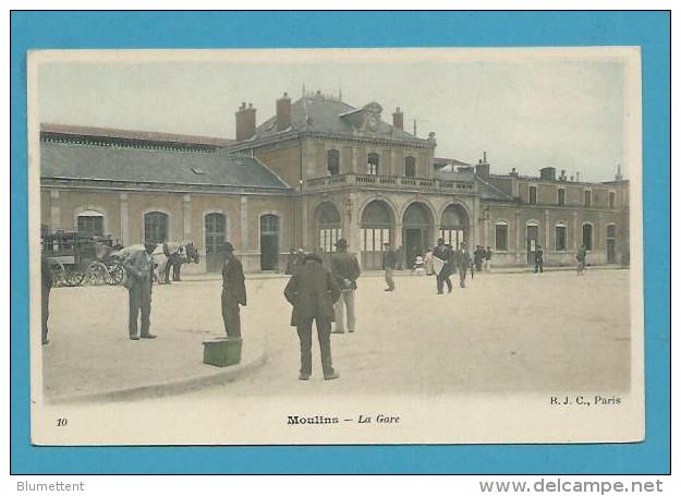 CPA La Gare MOULINS 03 - Moulins