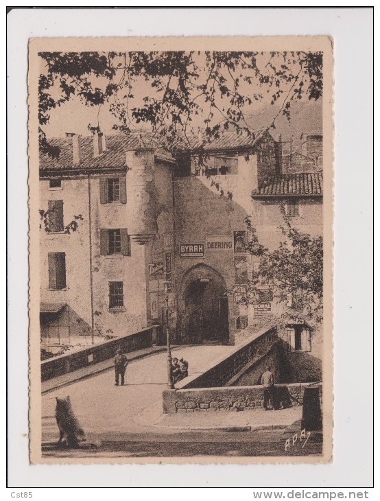 Carte Postale - LARGENTIERE - Pont Et Poste Des Récollets - Largentiere