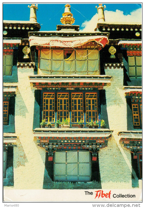 TIBETAN  ARCHITECTURE         (VIAGGIATA) - Tibet