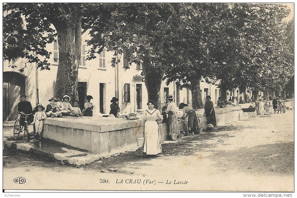 C P A  -   LA  CRAU  Le  Lavoir - La Crau