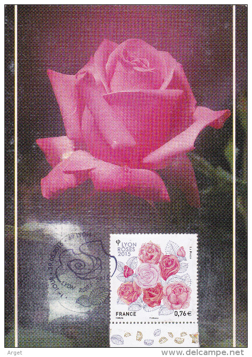 Carte Maximum FRANCE N°Yvert 4957 (ROSES) Obl Sp Ill 1er Jour - 2010-2019