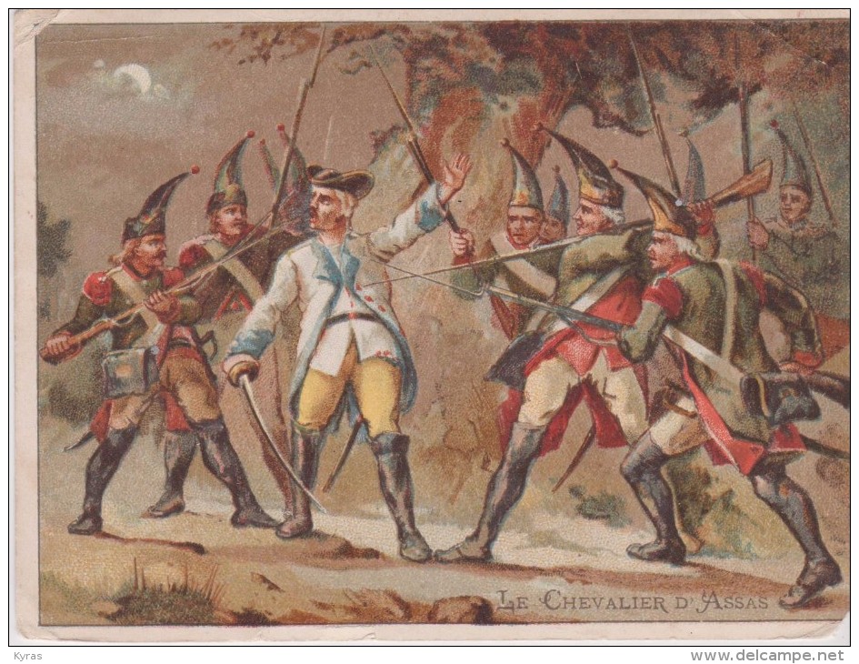 IMAGE 9X12 . MILITARIA . LE CHEVALIER D ' ASSAS (Campagne De 1760 Cotre L'Allemagne) - Histoire