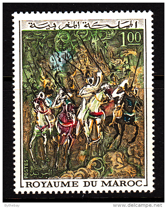 Morocco MNH Scott #228 1d Spahi Horsemen By Haram Al Glaoui - Maroc (1956-...)