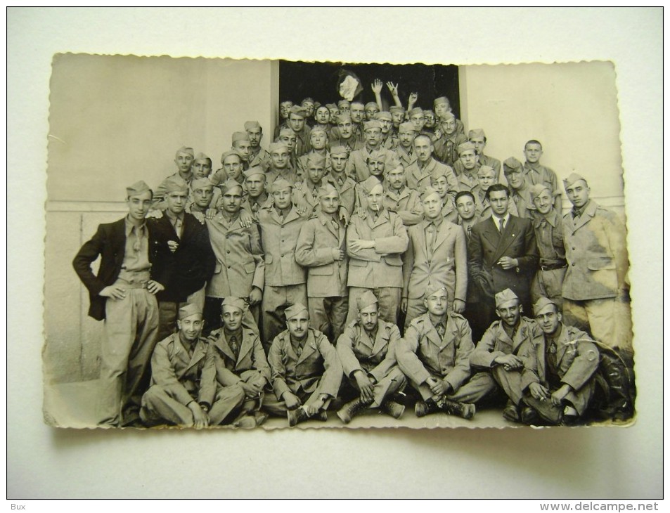 1935  Scuola  Regia Cavalleria   FOTOCARTOLINA  MILITARE   FOTO U. MONTI  PINEROLO  LEQ - Uniformi