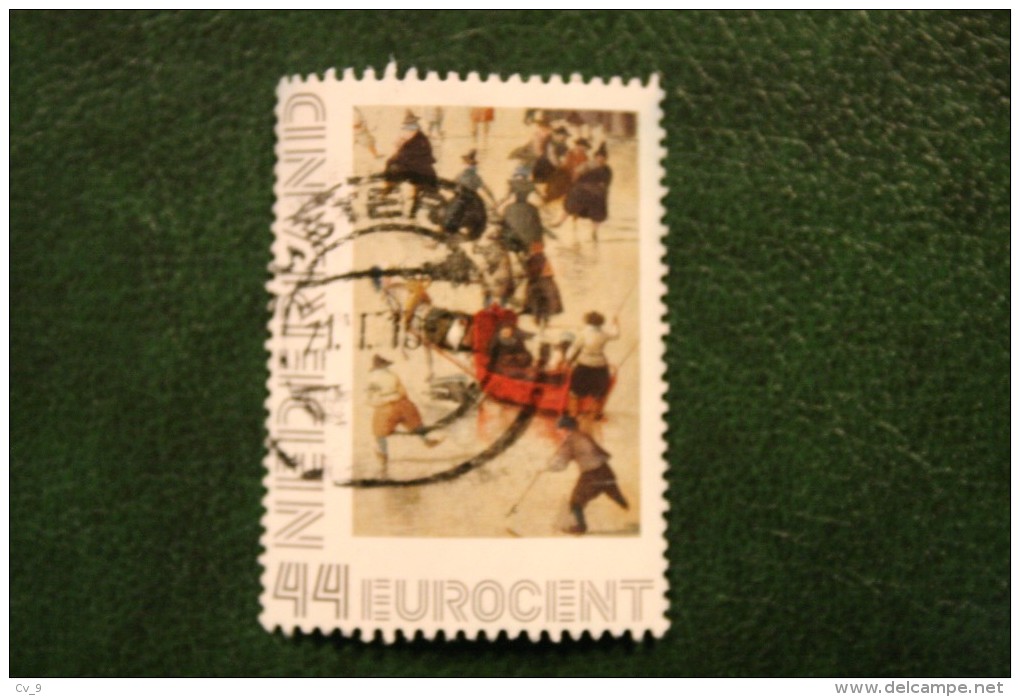 Anton Pieck Ijspret Persoonlijke Zegel NVPH 2635 2009 Gestempeld / USED / Oblitere NEDERLAND / NIEDERLANDE - Personnalized Stamps