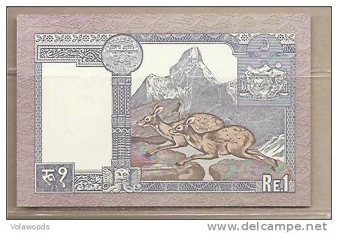 Nepal - Banconota Non Circolata  FdS UNC Da 1 Rupia P-22e - 1990 #19 - Népal