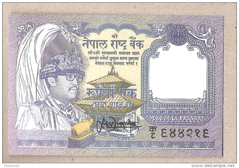 Nepal - Banconota Non Circolata FdS UNC Da 1 Rupia P-37a.2 - 1999 #19 - Népal